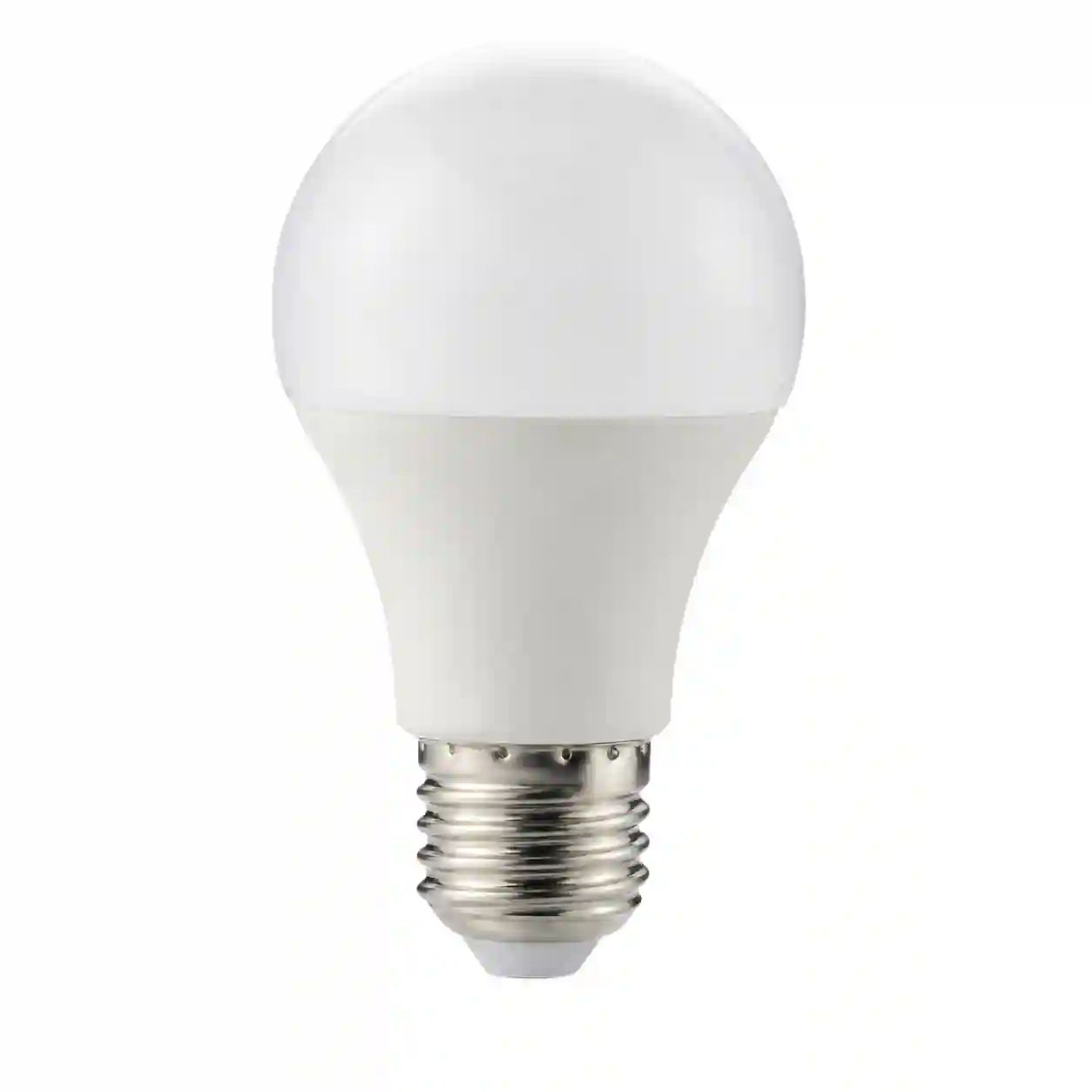 Bílá LED žárovka E27 s matnou baňkou a závitovou paticí